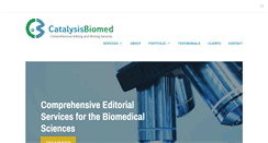 Desktop Screenshot of catalysisbiomed.com