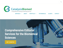 Tablet Screenshot of catalysisbiomed.com